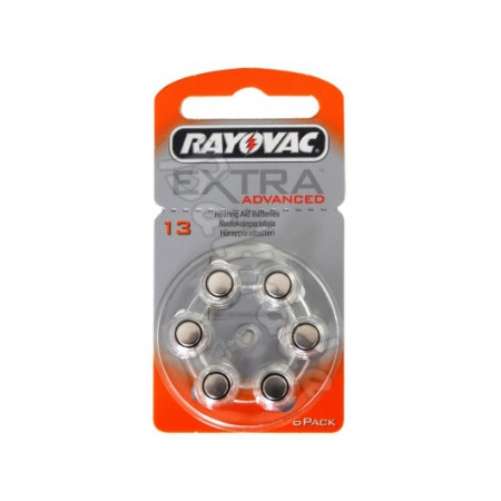 Hearing aid batteries RAYOVAC Extra 13 6/1