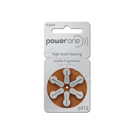 Batteries for hearing aid VARTA 312 6/1
