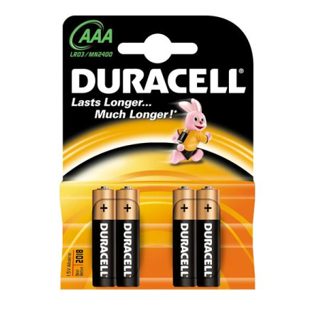 Battery DURACELL AAA/LR03 Basic/Simply 4/1