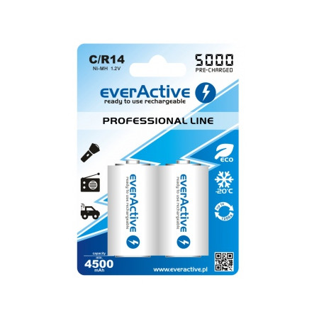 Batteries EVERACTIVE C/HR14 2/1 5000 professional line
