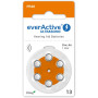Hearing aid batteries EVERACTIVE 13 6/1
