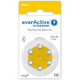 Hearing aid batteries EVERACTIVE 10 6/1
