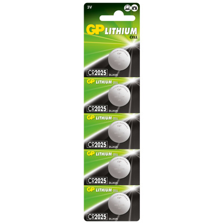 Battery GP CR2025 5/1 blister